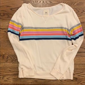 Light weight striped sweater